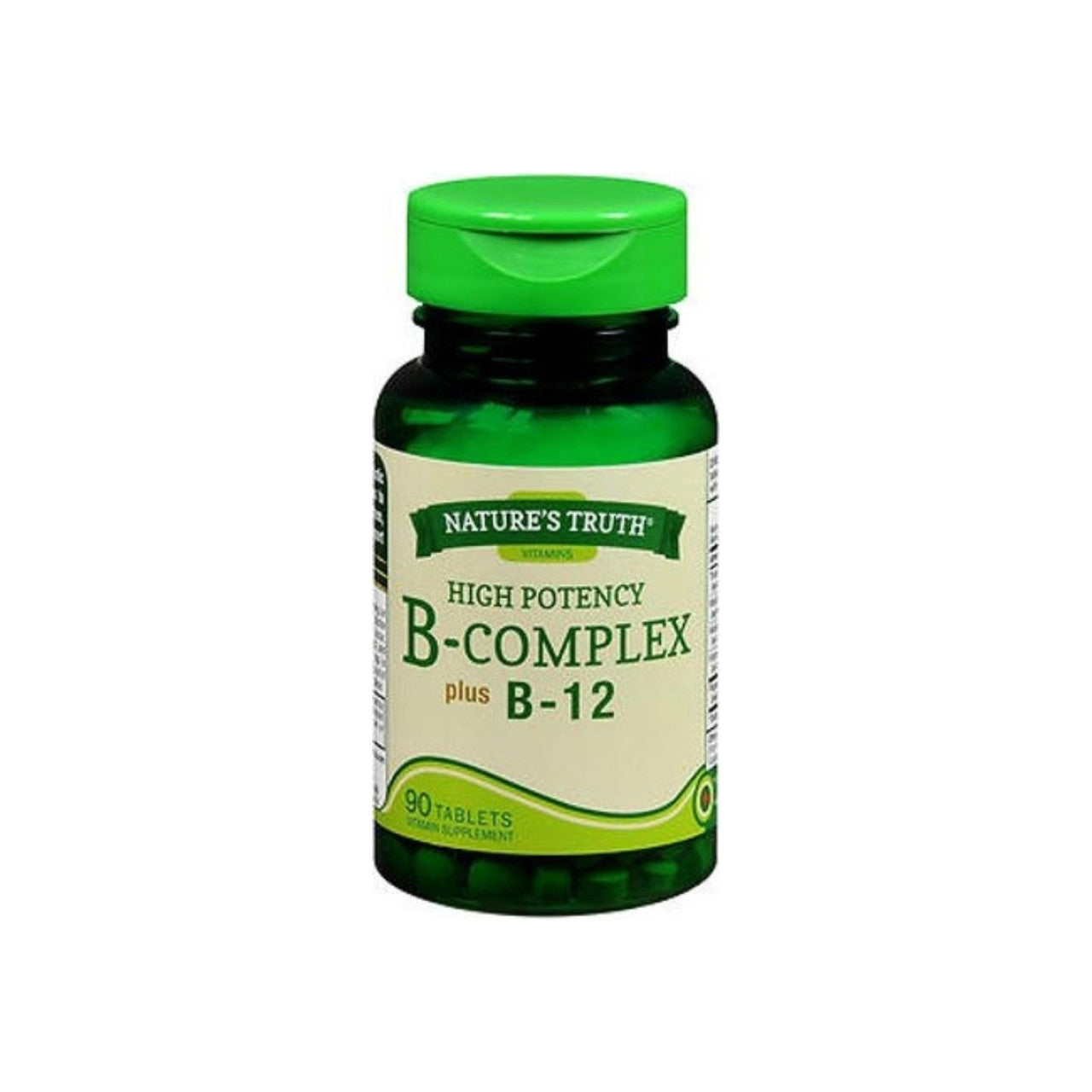 Nature's Truth Tablets High Potency B-Complex Plus B-12 ,90 Tablets