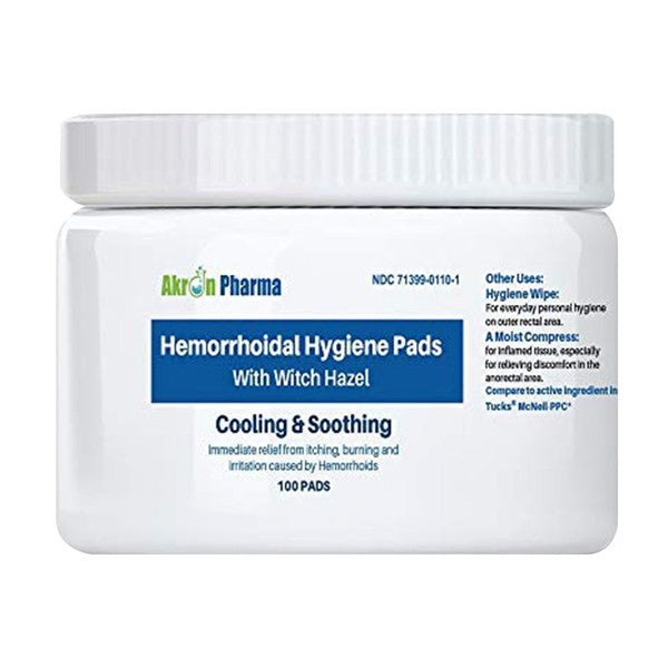 Akron Pharma Mckesson Hemorrhoidal Pads