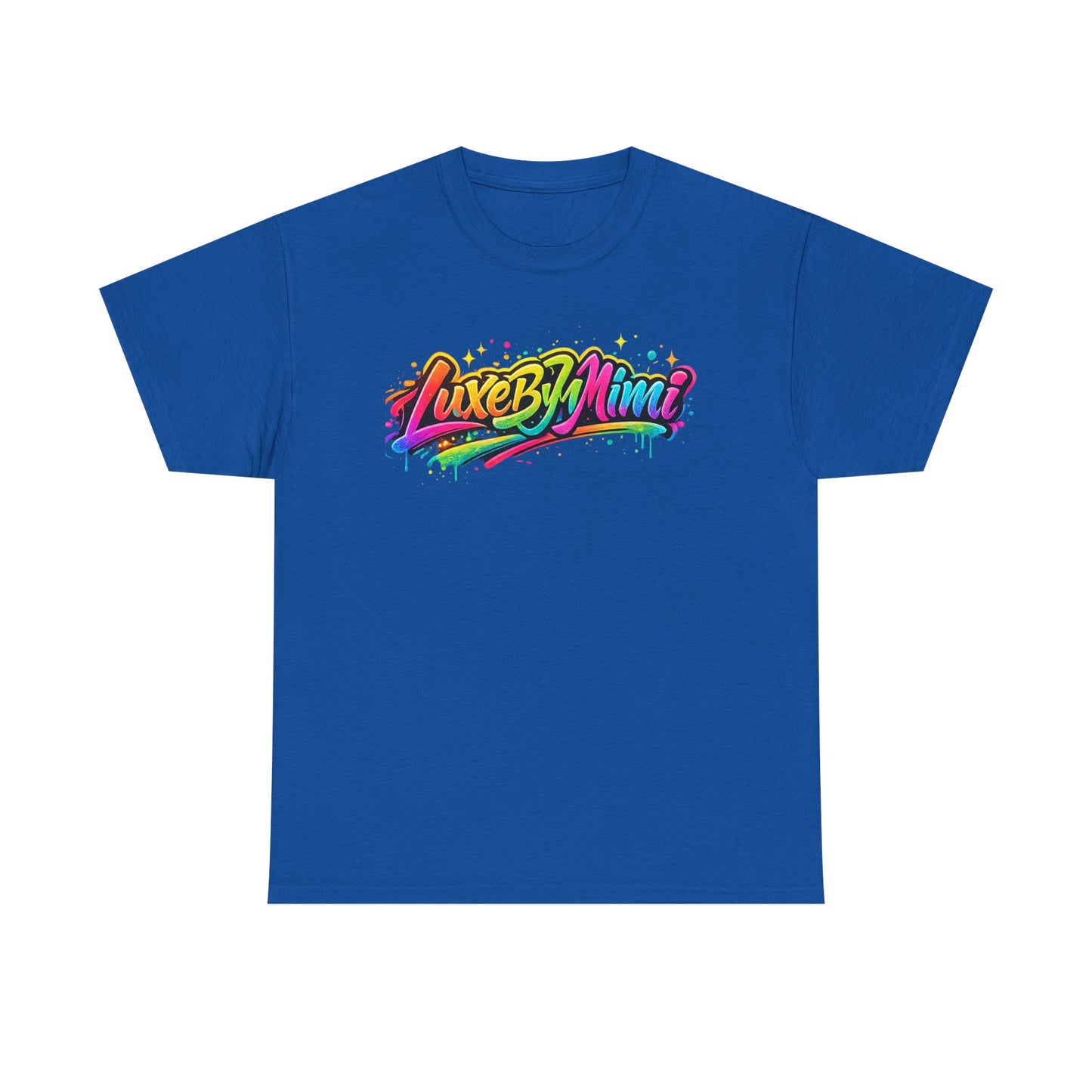 Graffiti Logo T-Shirt — 'Luxe By Mimi' Brand Colorful Streetwear Tee