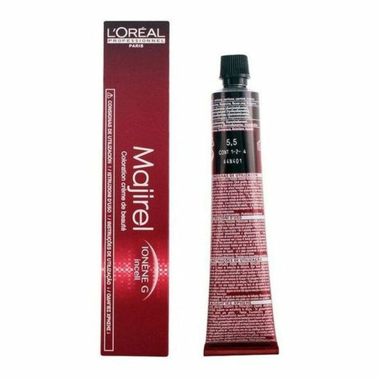 Permanent Dye Majirel L'Oreal Professionnel Paris Majirel Nº 5,5 50 ml-0