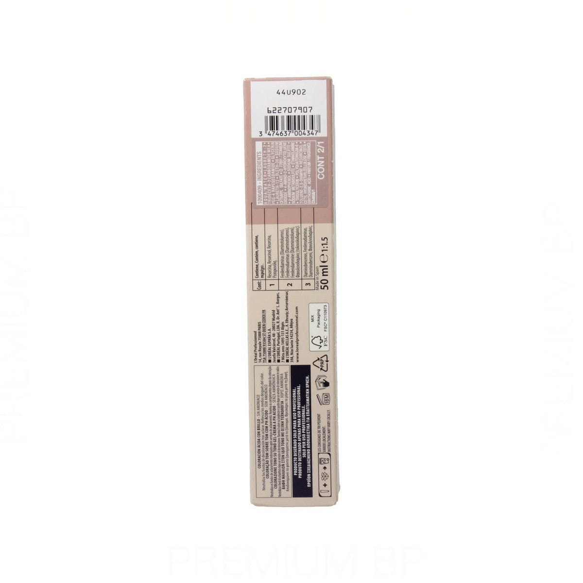Permanent Dye L'Oreal Professionnel Paris Dia Light Ammonia-free Nº 7,43-3