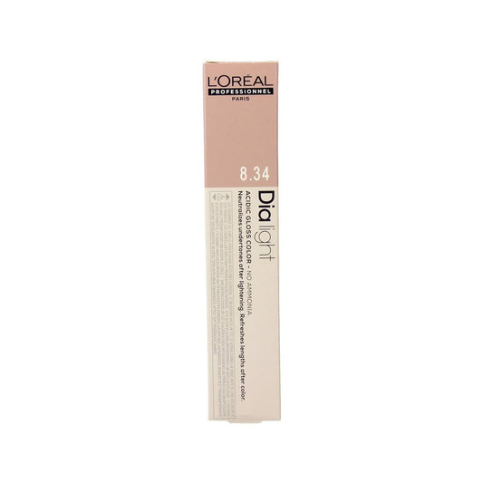 Dye No Ammonia L'Oreal Professionnel Paris Dia Light Nº 8.34 Nº 8,34 50 ml-0