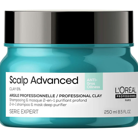 Shampoo L'Oreal Professionnel Paris Scalp Advanced 250 ml Mask 2-in-1-0