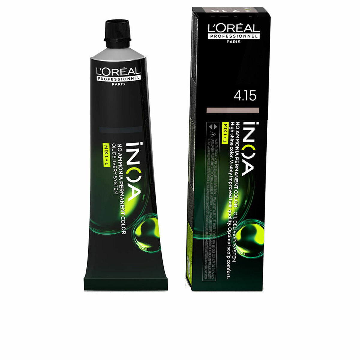 Permanent Dye L'Oreal Professionnel Paris Inoa Nº 4.15 60 g-0
