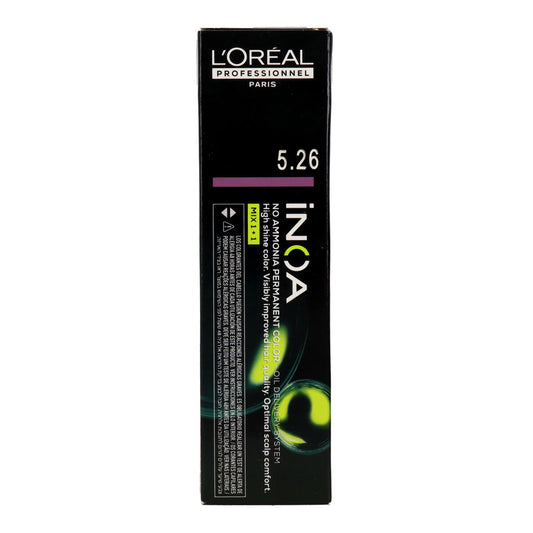 Permanent Dye L'Oreal Professionnel Paris INOA 60 g Nº 5.26-0