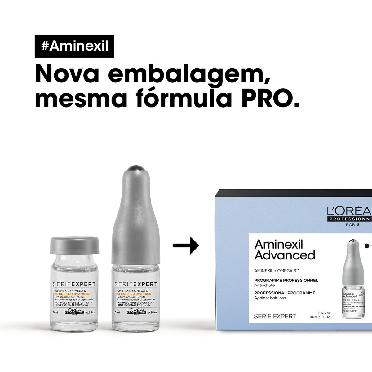 Anti-Hair Loss Ampoulles L'Oreal Professionnel Paris AMINEXIL ADVANCED-10