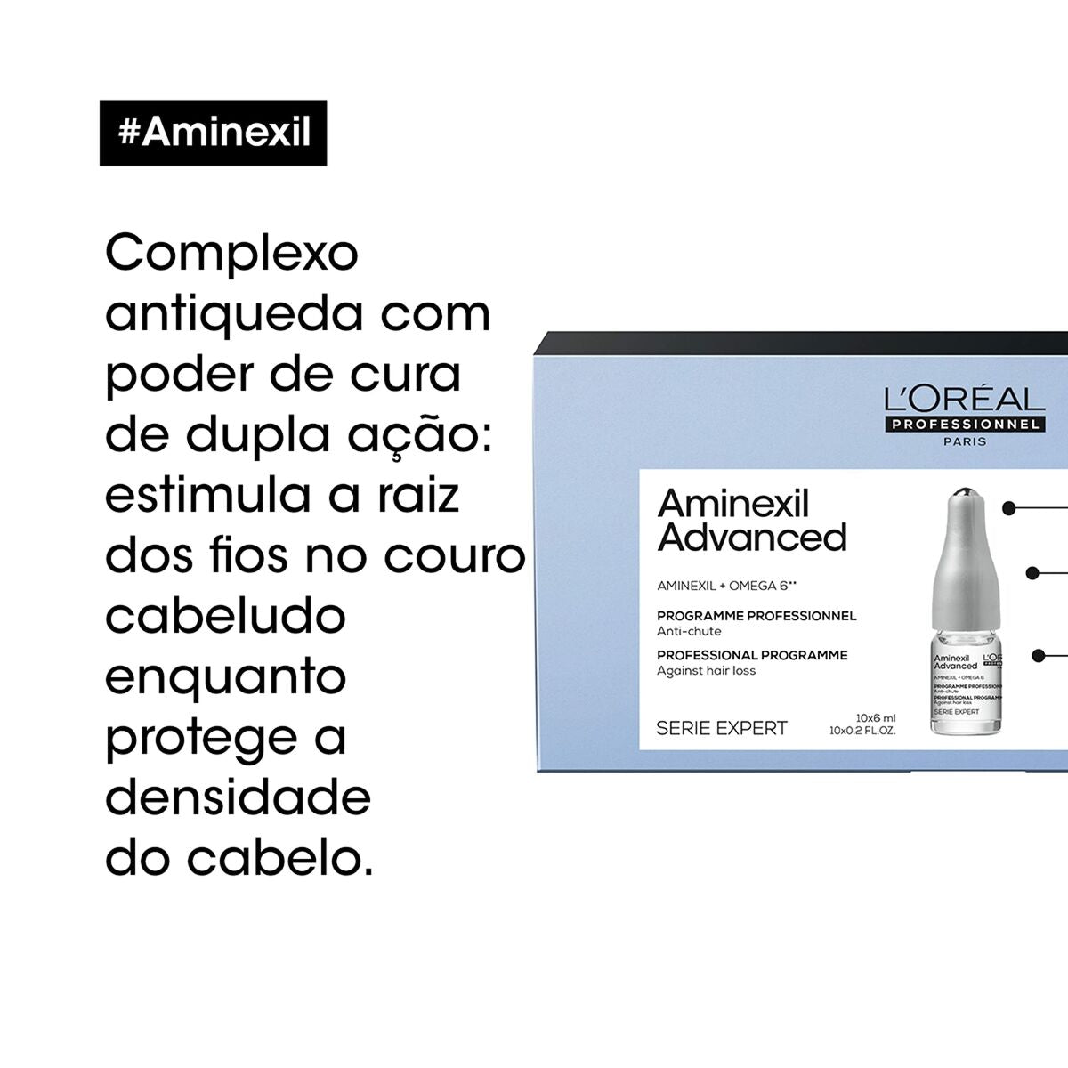 Anti-Hair Loss Ampoulles L'Oreal Professionnel Paris AMINEXIL ADVANCED-7