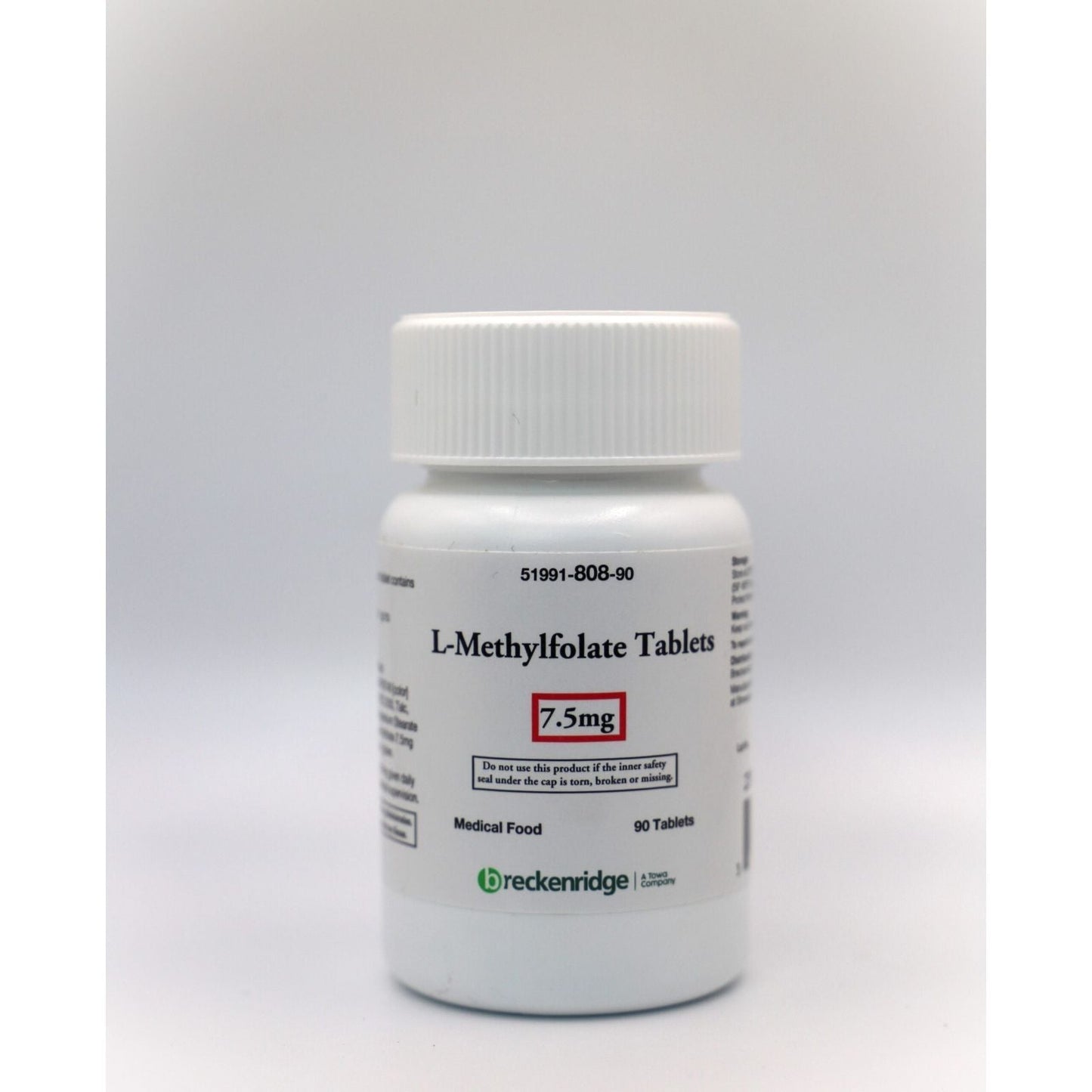L-Methylfolat 7.5mg Caplets 30ct Levomefolate Calcium ORAL TABLET 7.5 MG