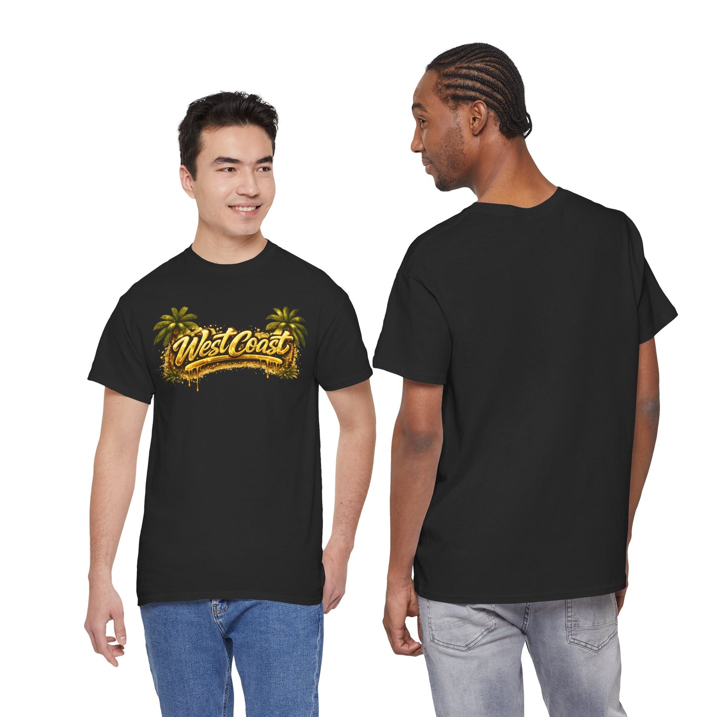 West Coast Palm Tree T-Shirt — Retro Surf Vibe Tee