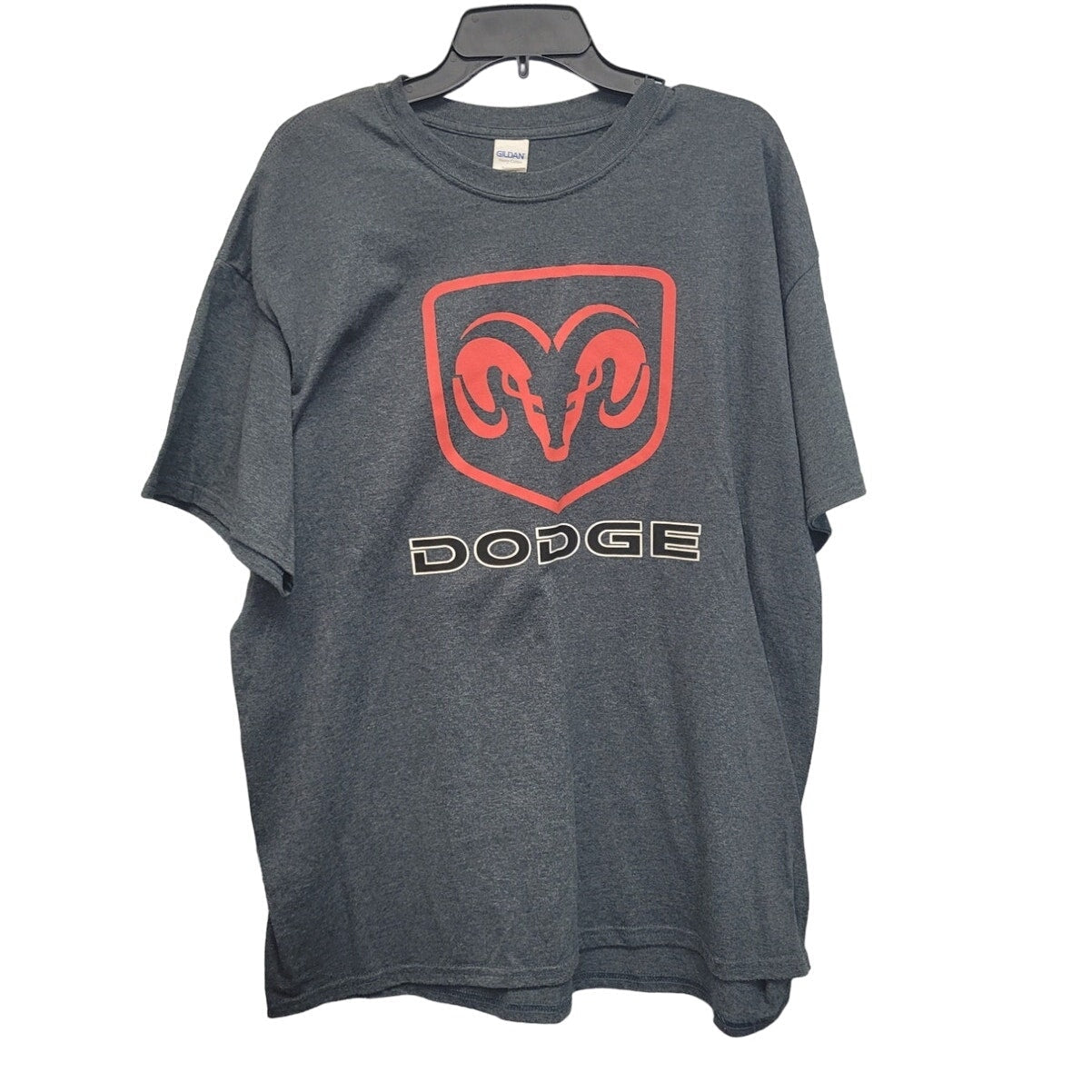 Gildan Mens XL PolyCotton Dodge Short Sleeve Crew Neck Tee Shirt