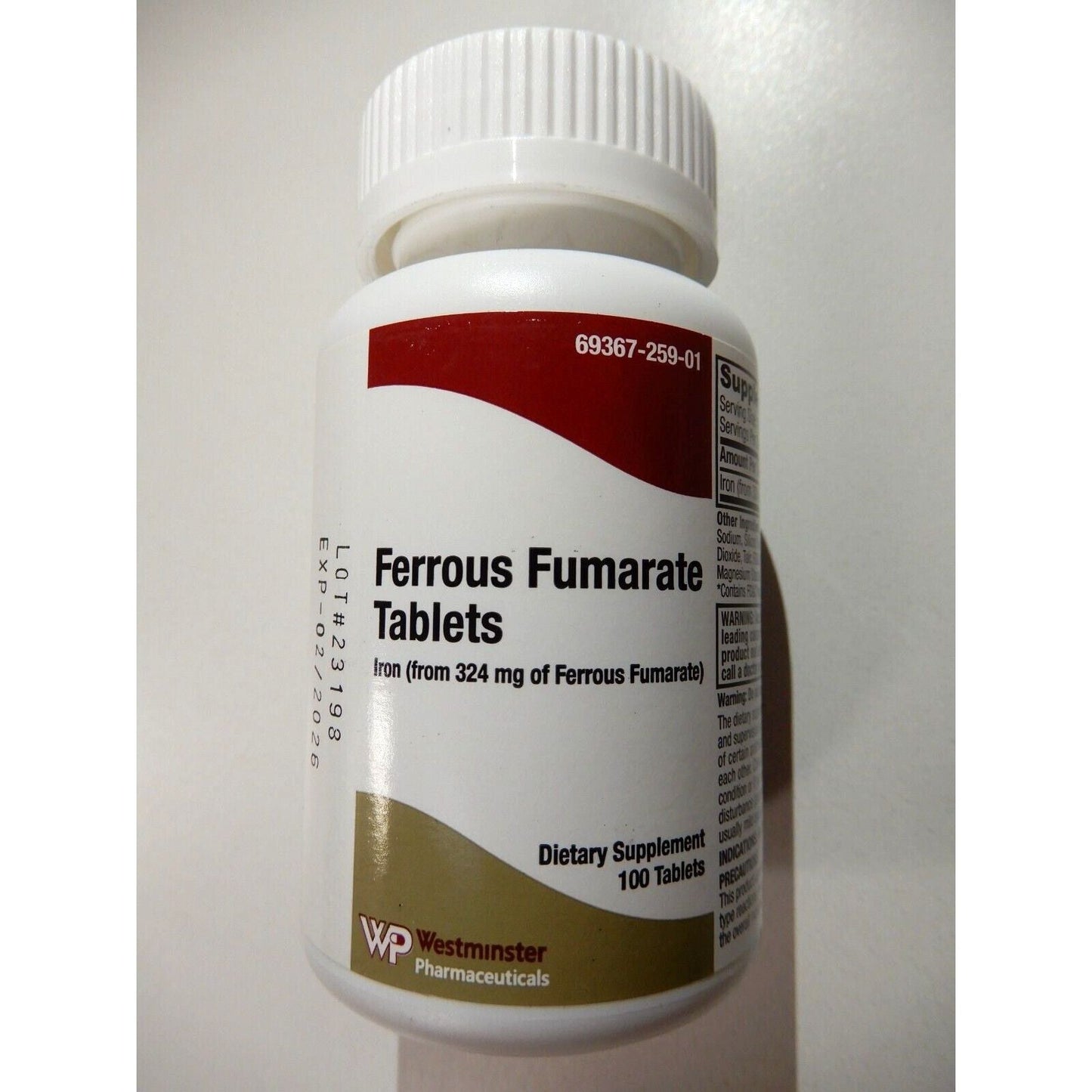Ferrous Fumarate Tb 324Mg   100