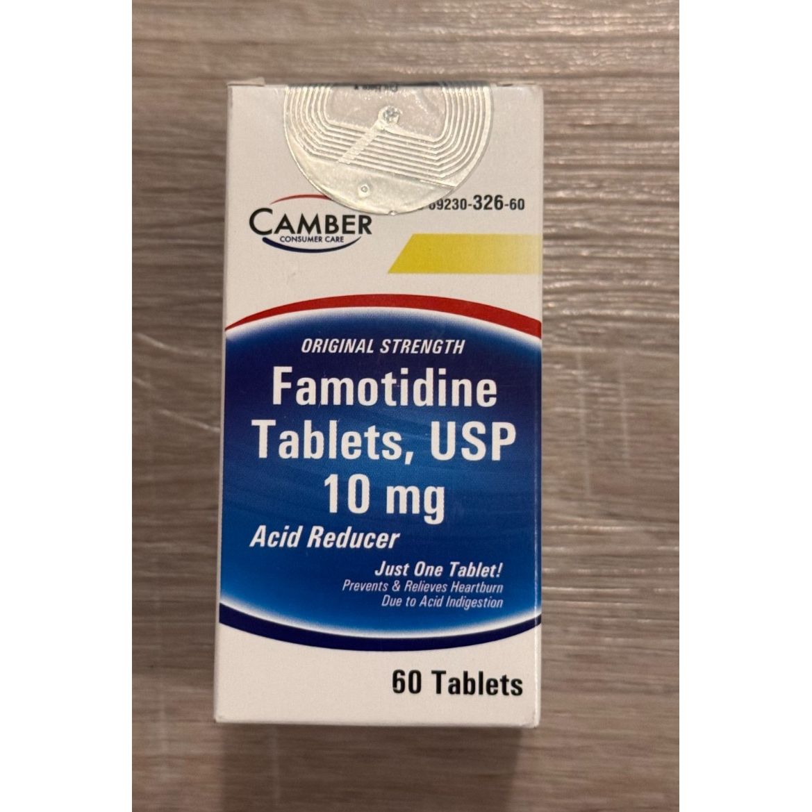 Camber Famotidine 10 mg – Acid Reducer (60 Count)