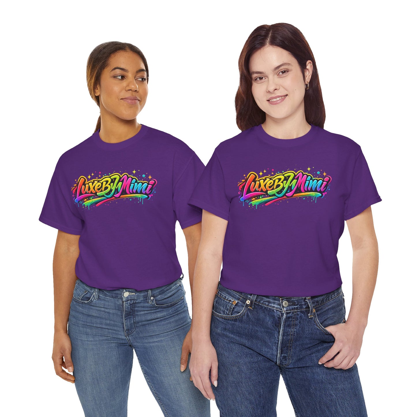 Graffiti Logo T-Shirt — 'Luxe By Mimi' Brand Colorful Streetwear Tee
