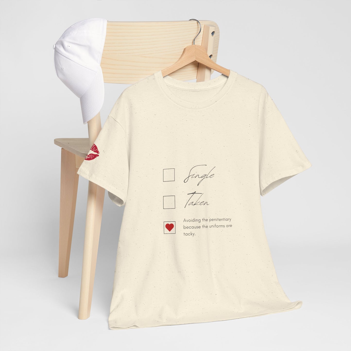 YOU ARE ART - SINGLE, TAKEN... Artistic Unisex Cotton Tee with Heartfelt Prints, Casual Wear, Gift for Artists, Streetwear, Inspirational Fashion
