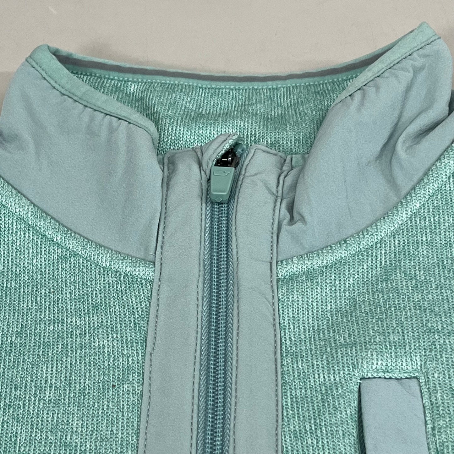 VINEYARD VINES Martha's Vineyard Men's Teal Green Half Zip Pullover Sz- L