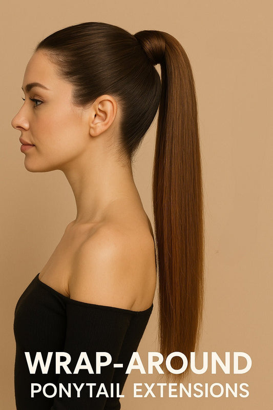 VIP PONYTAIL  / Silky 18"  100% Human Hair