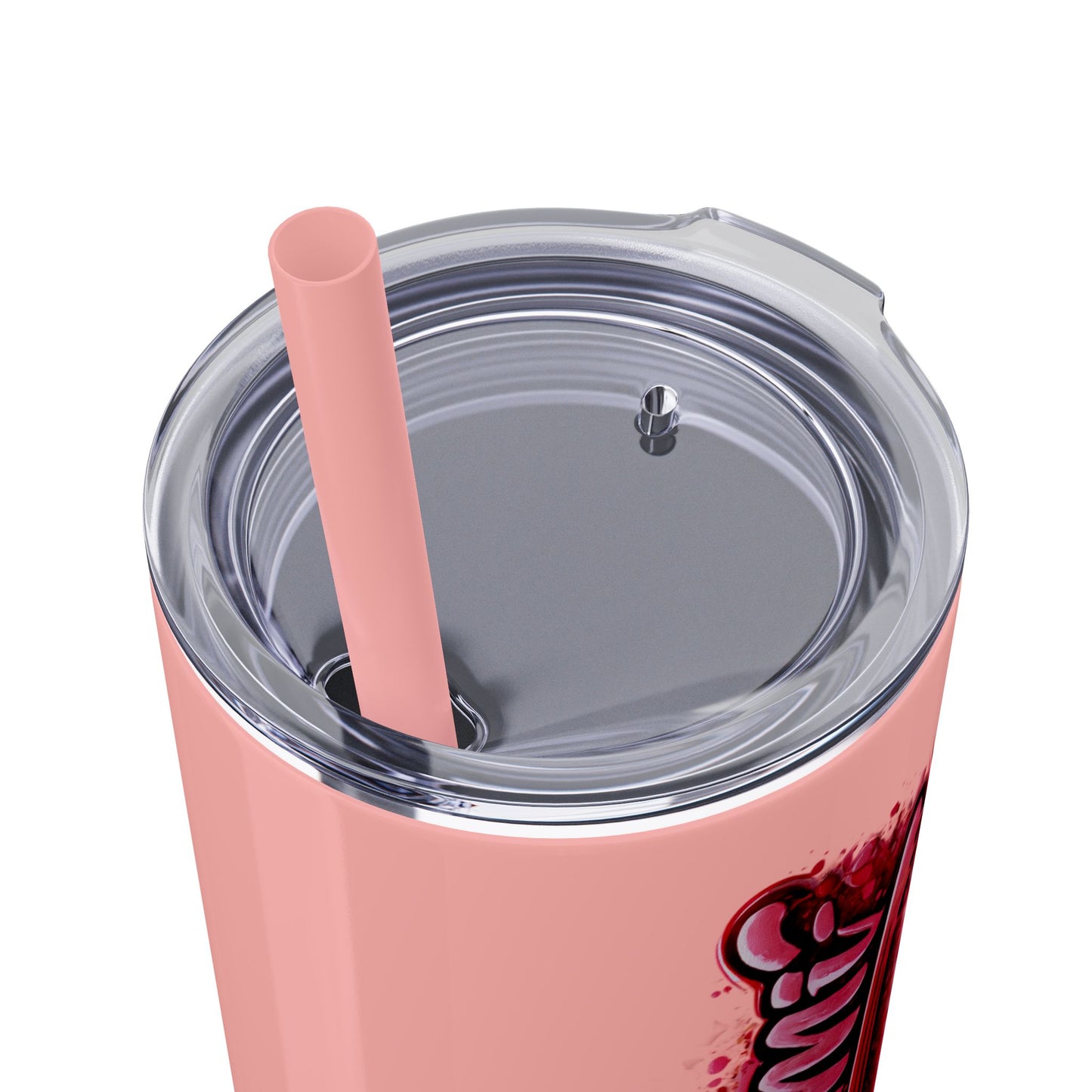 Skinny Tumbler – 'Lake & Lemons' Red Script 20oz Insulated Straw Tumbler