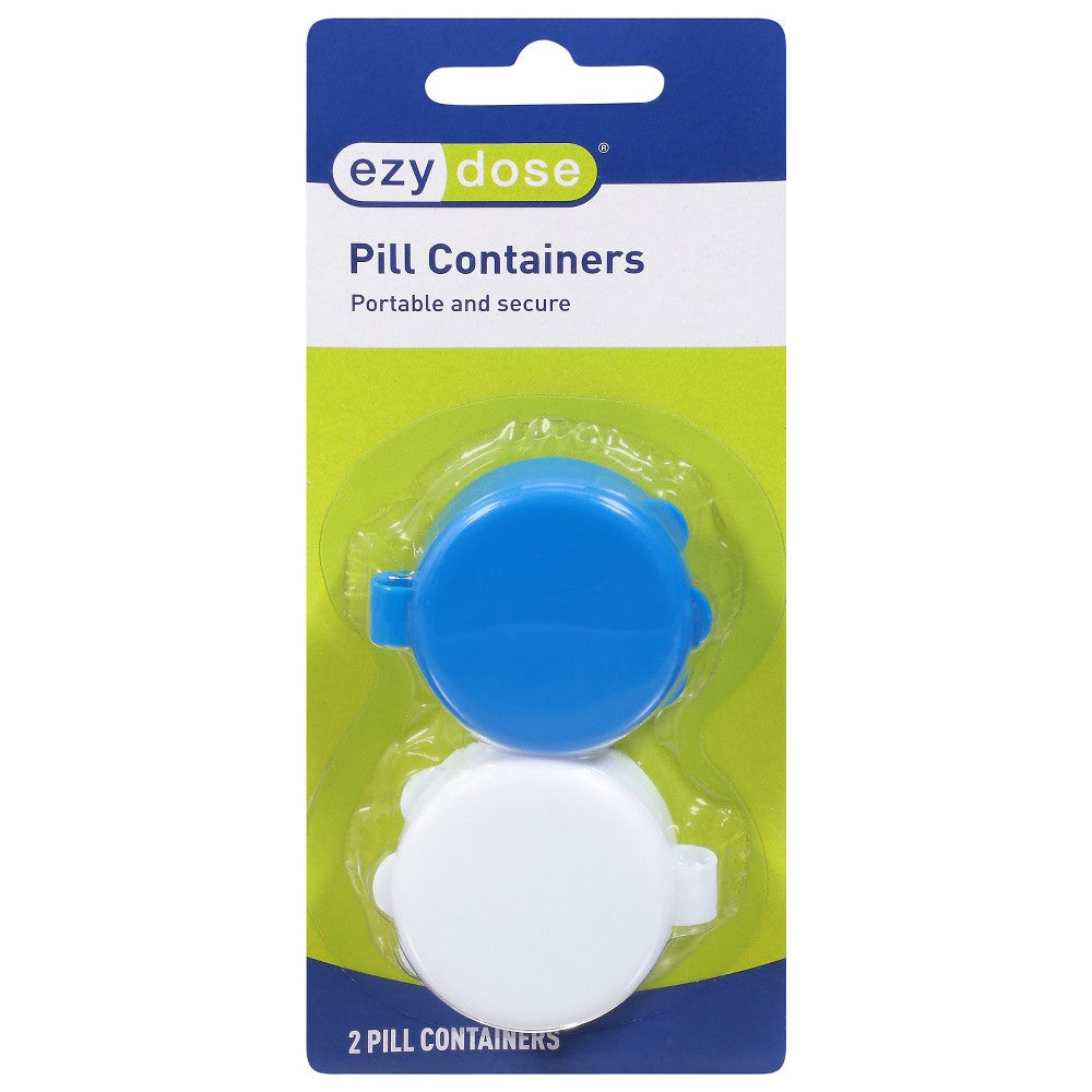 Ezy Dose Pill Caddy Pocket – Value Pack (Portable Pill Organizers)