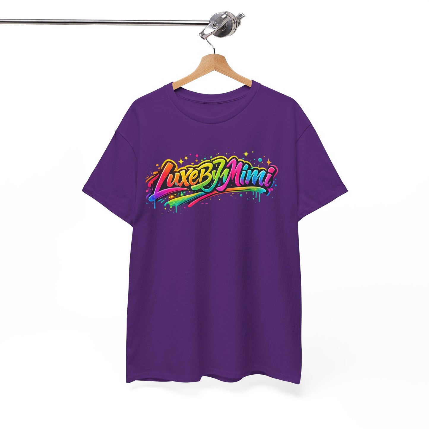 Graffiti Logo T-Shirt — 'Luxe By Mimi' Brand Colorful Streetwear Tee