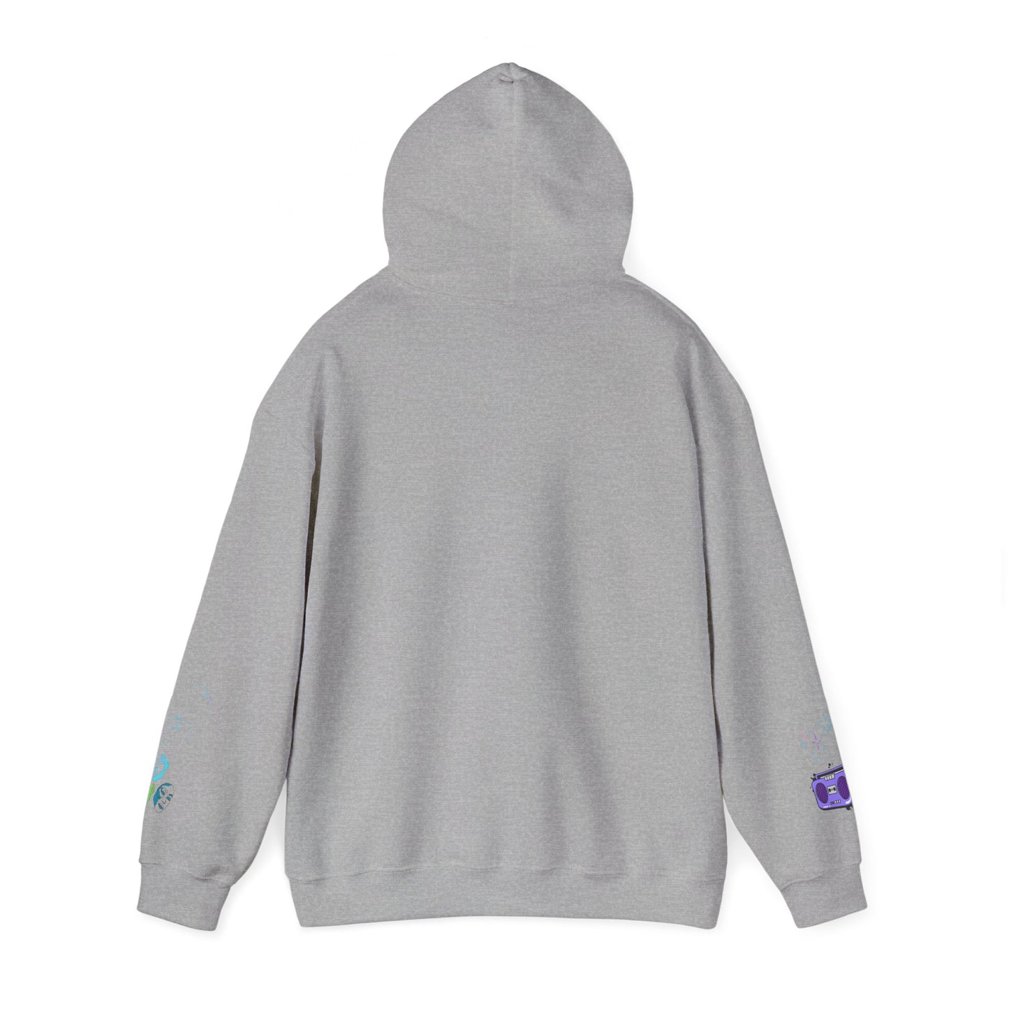 Colorful Dance Hoodie for Creative Spirits, Cozy Unisex Hooded Sweatshirt, Perfect for Parties, Dance Classes, Gifts