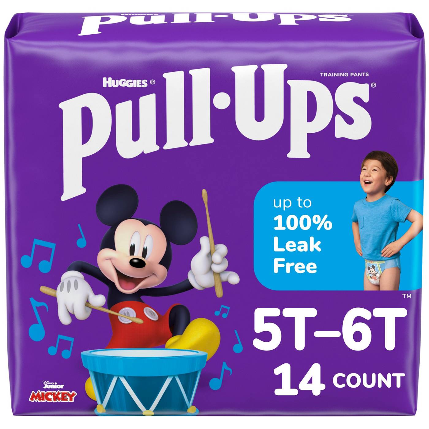 Pull-Ups Training Pants  Boys' Size  5T-6T 14Ct
