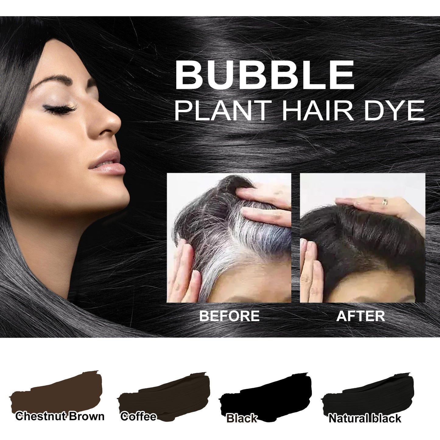 EELHOE Bubble Hair Conditioner Gentle Plant Bubble Hair Conditioner Easy Hair Care At Home