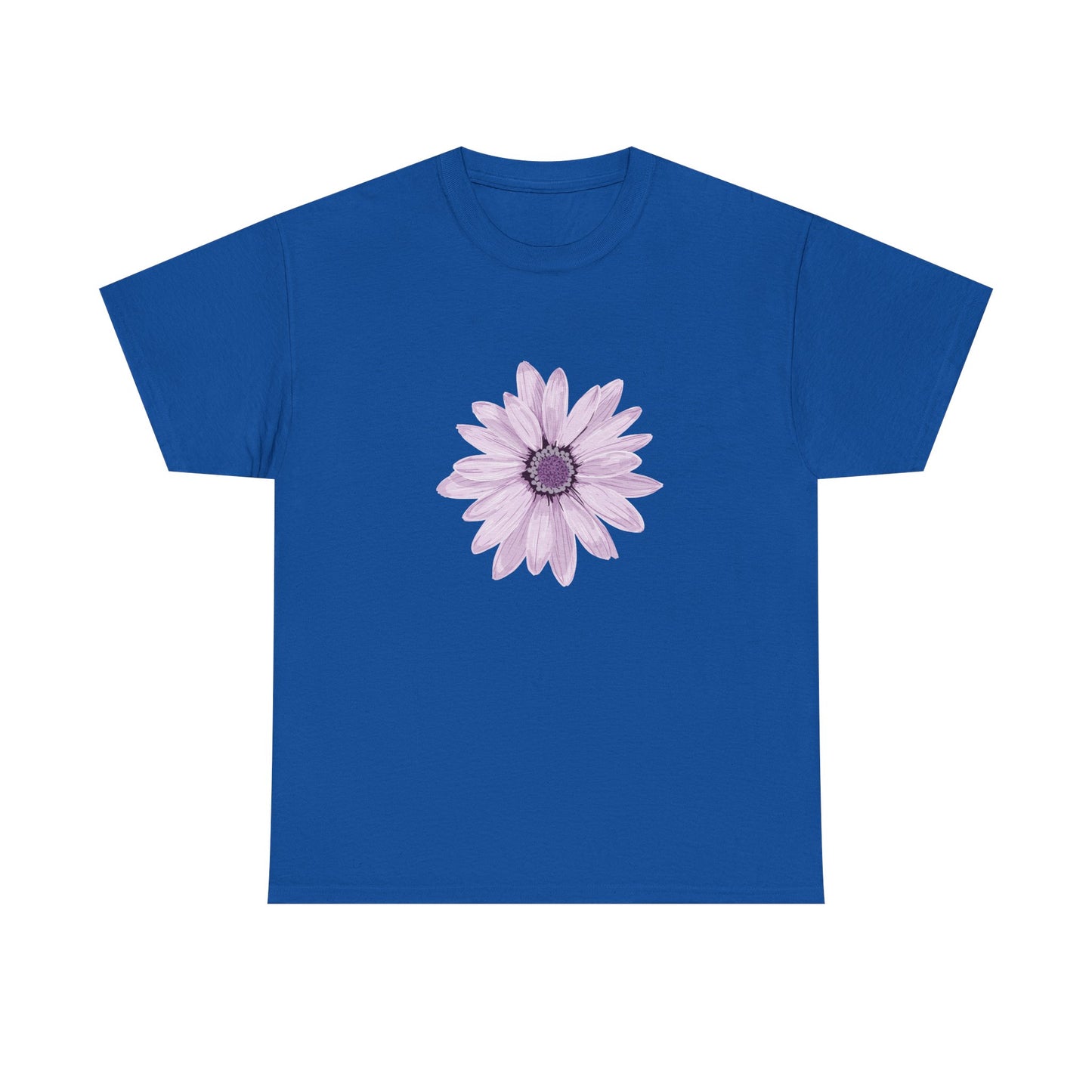Floral Unisex Heavy Cotton Tee, Soft Summer Shirt, Casual Wear, Gift for Her, Spring Fashion