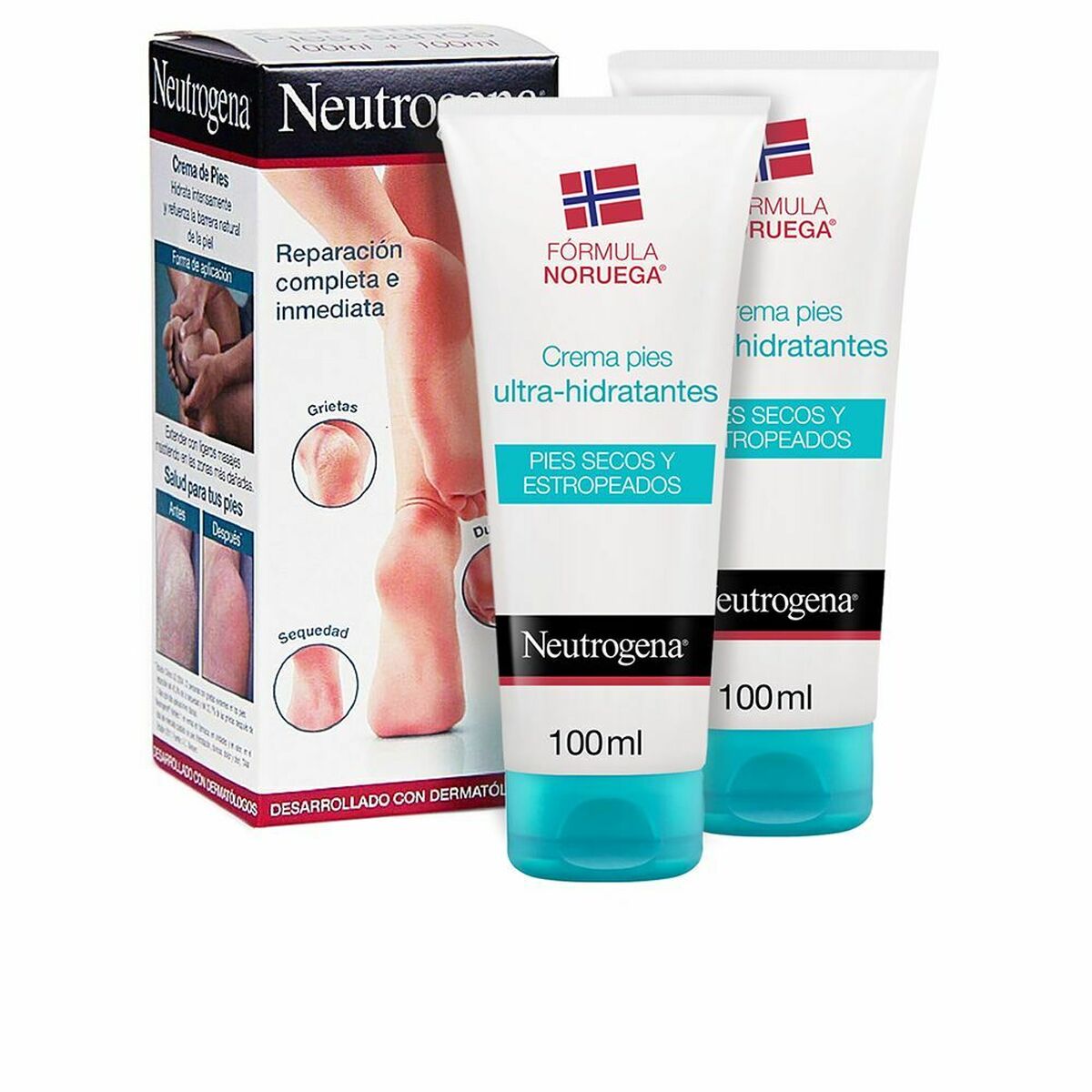 Moisturising Foot Cream Neutrogena Crema Pies Hidratante 100 ml Dry Skin-0