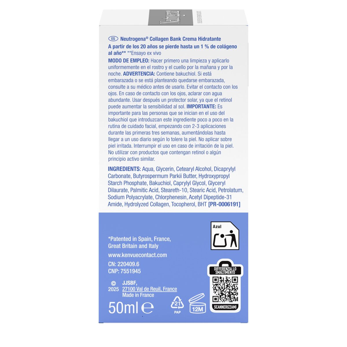 Moisturising Foot Cream Neutrogena COLLAGEN BANK 50 ml-1