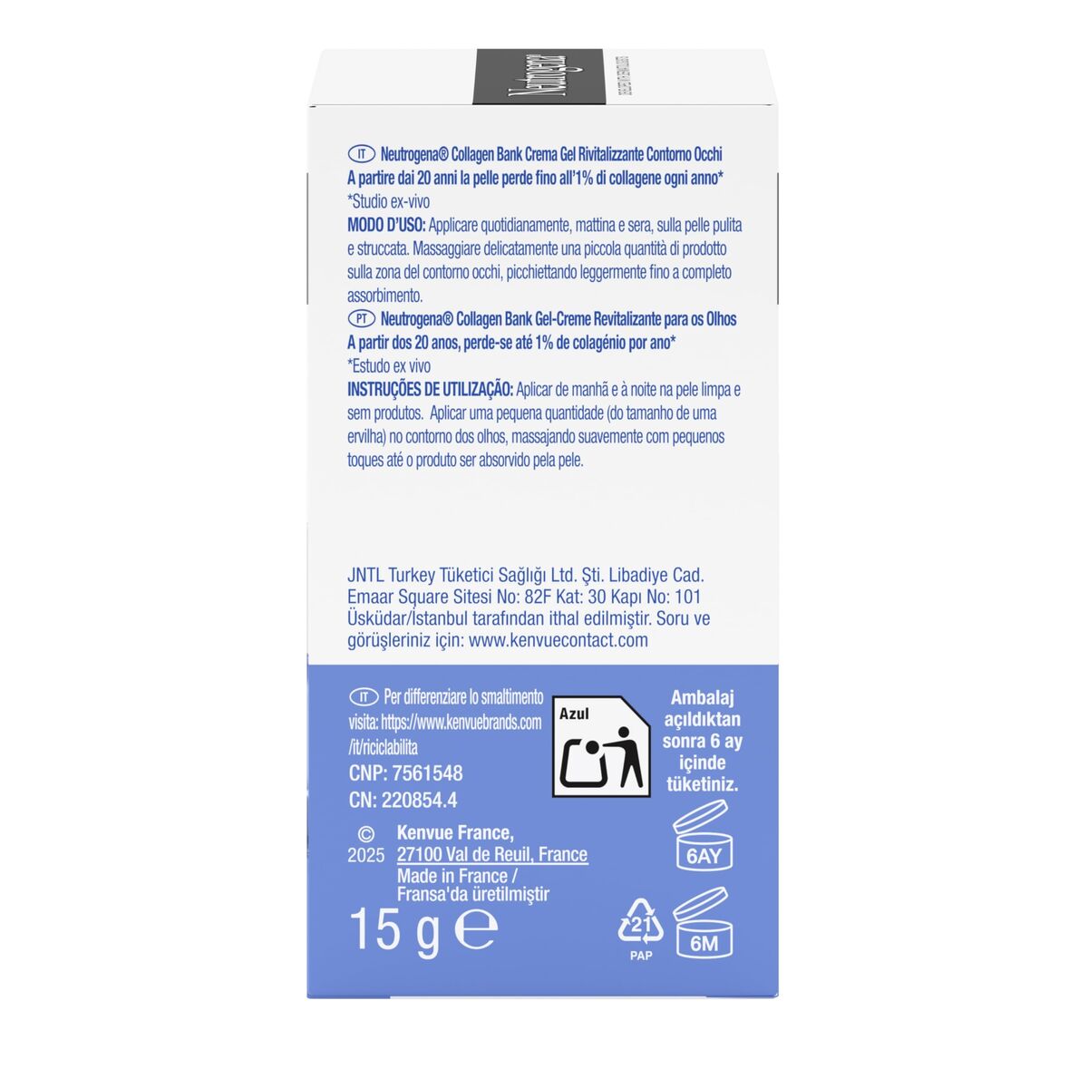 Eye Contour Neutrogena COLLAGEN BANK 15 ml-1