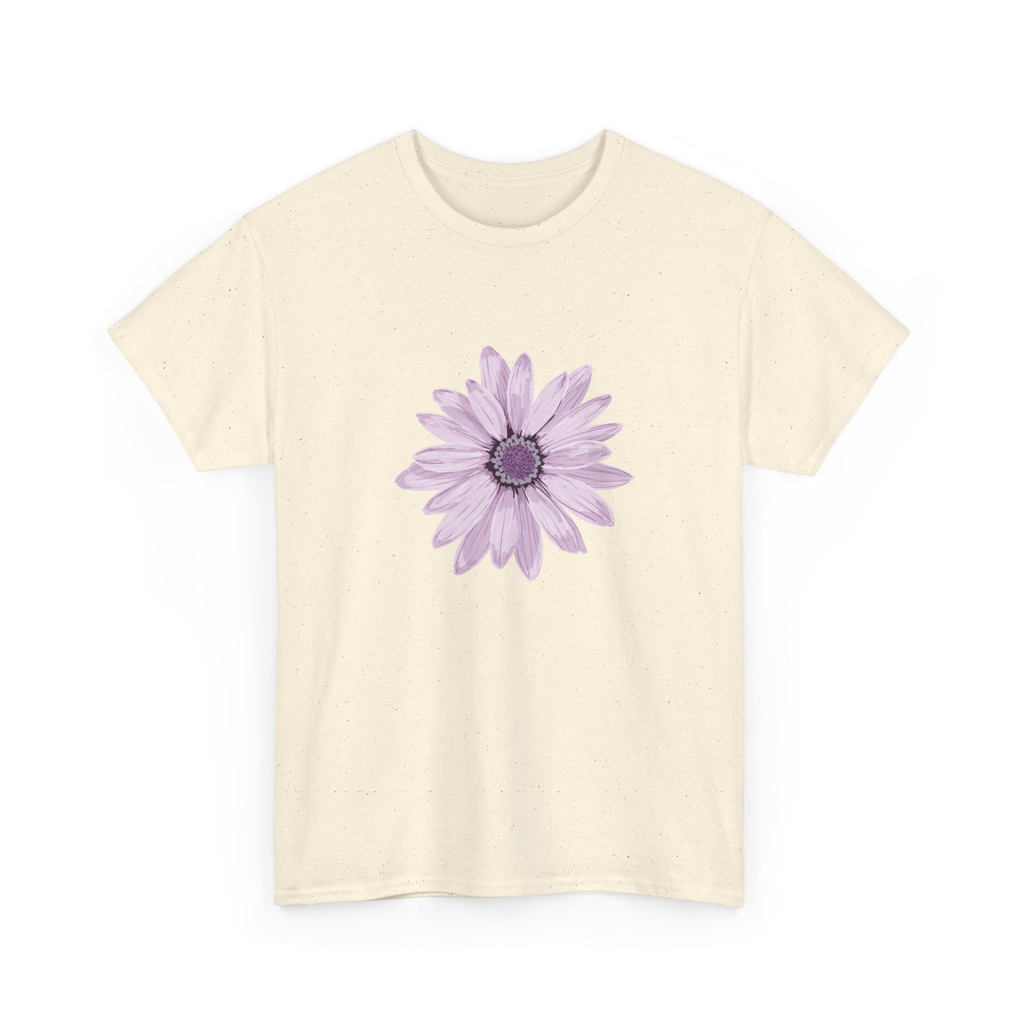 Floral Unisex Heavy Cotton Tee, Soft Summer Shirt, Casual Wear, Gift for Her, Spring Fashion