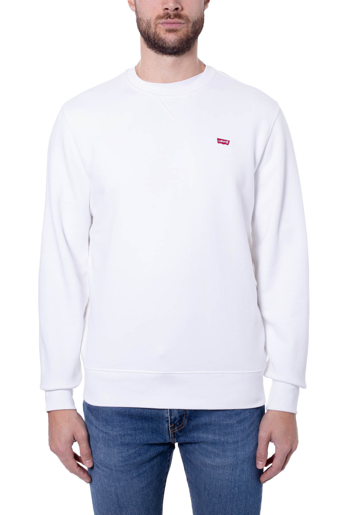 LEVI'S - Men's basic sweatshirt with Batwing logo patch  - Size XXL-45