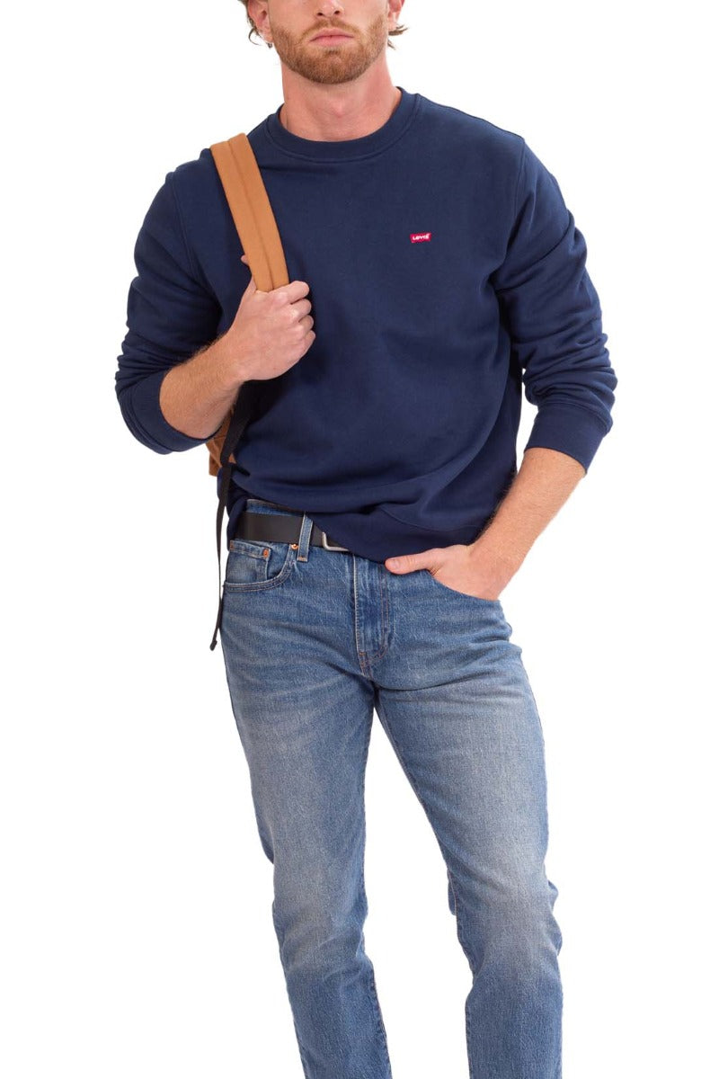 LEVI'S - Men's basic sweatshirt with Batwing logo patch  - Size XXL-36