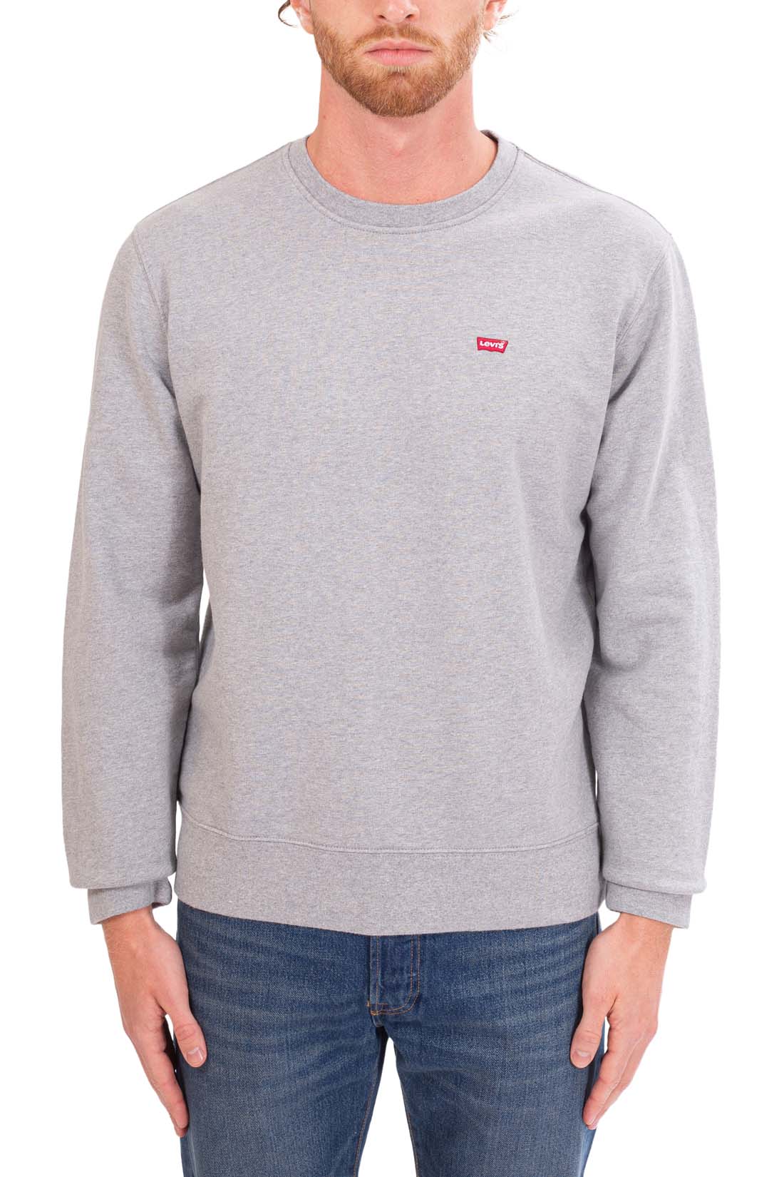 LEVI'S - Men's basic sweatshirt with Batwing logo patch  - Size XXL-49