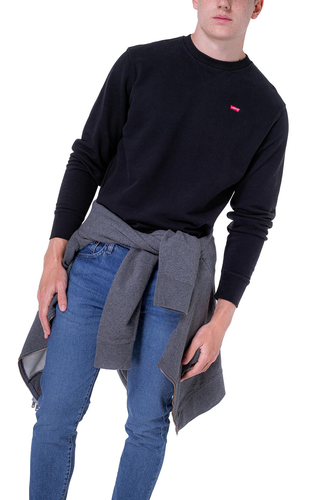 LEVI'S - Men's basic sweatshirt with Batwing logo patch  - Size XXL-17