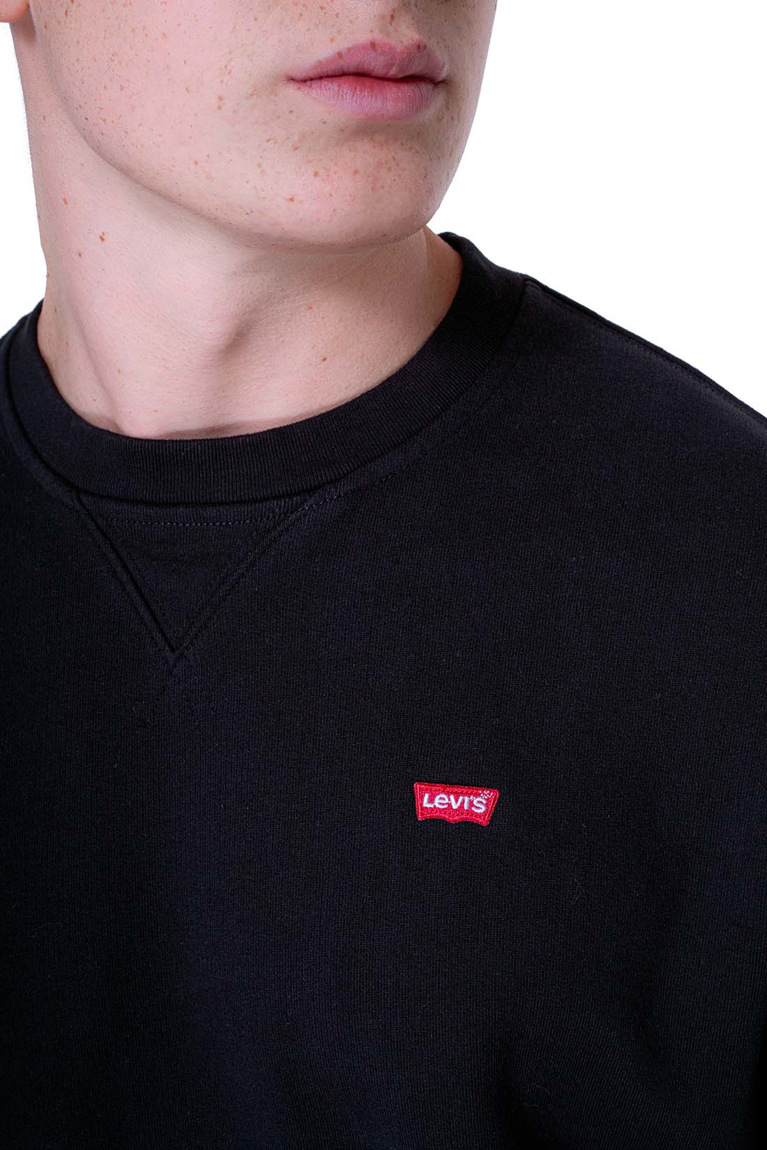 LEVI'S - Men's basic sweatshirt with Batwing logo patch  - Size XXL-16