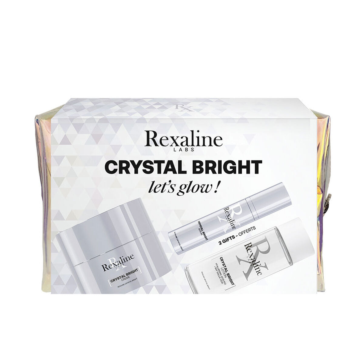 Women's Cosmetics Set Rexaline CRYSTAL BRIGHT 4 Pieces-0
