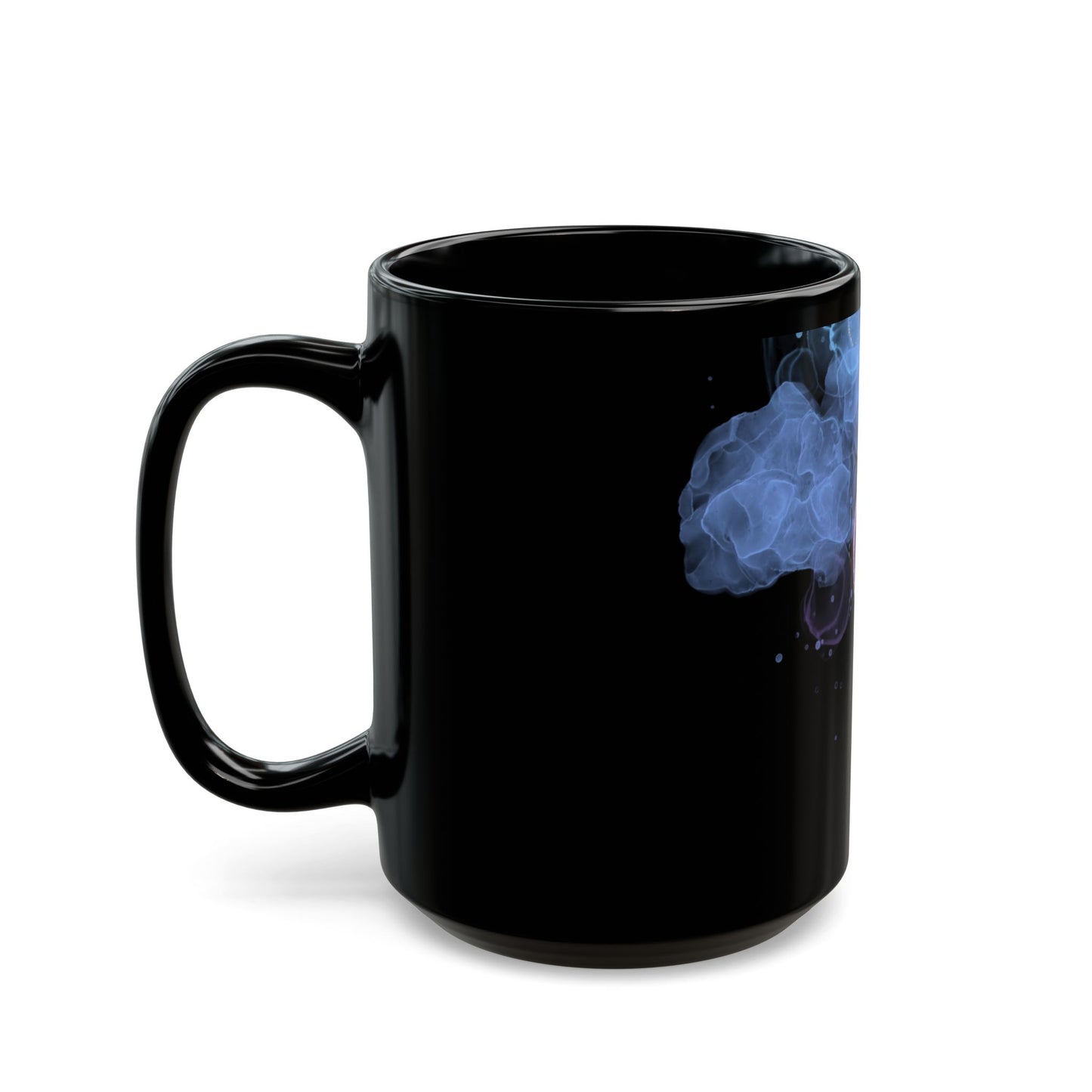 Cosmic Smoke Mug, Mystical Black Coffee Cup, Nebula Design, Gifts for Space Lovers, Unique Home Decor, Birthday Present