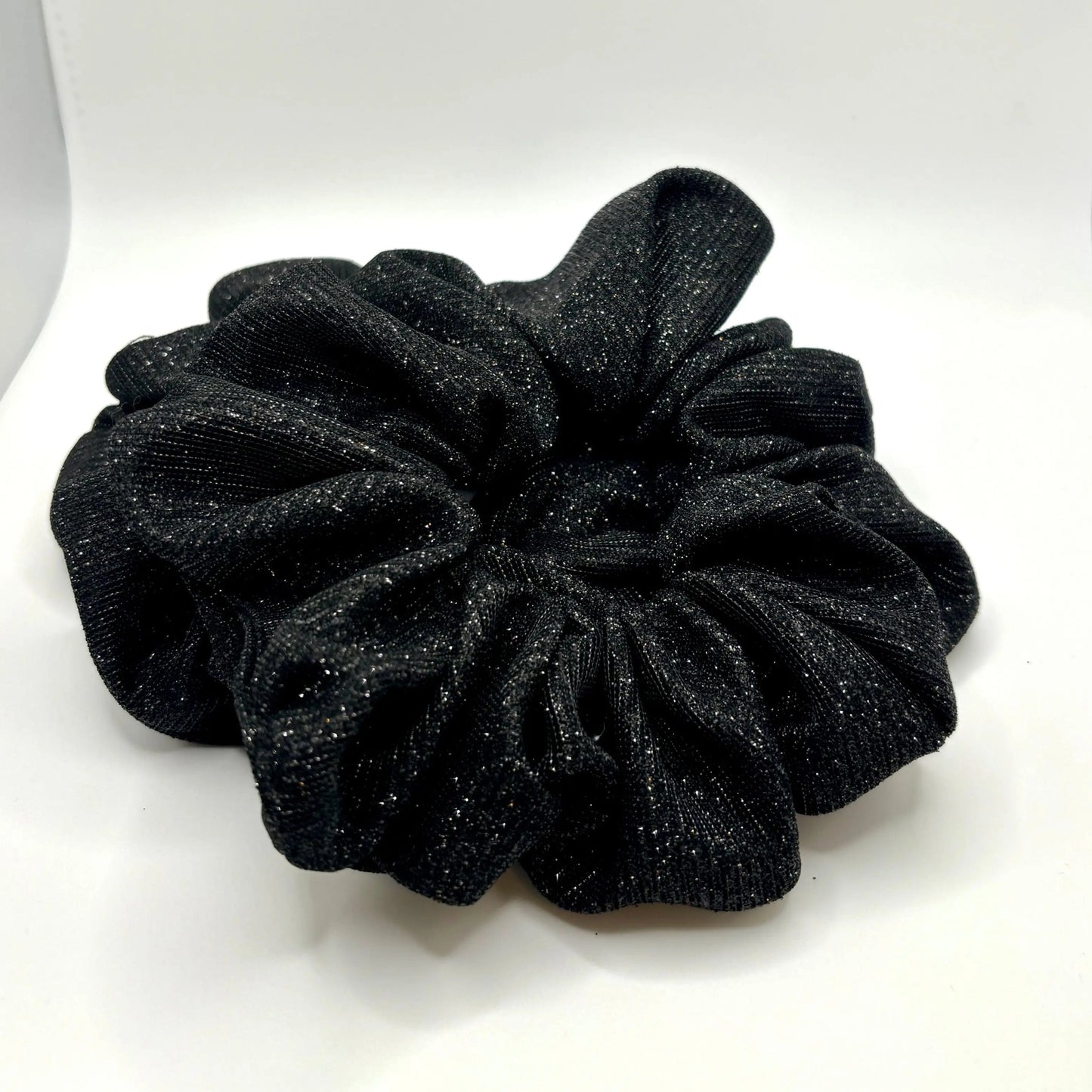 Black Sparkle Scrunchie