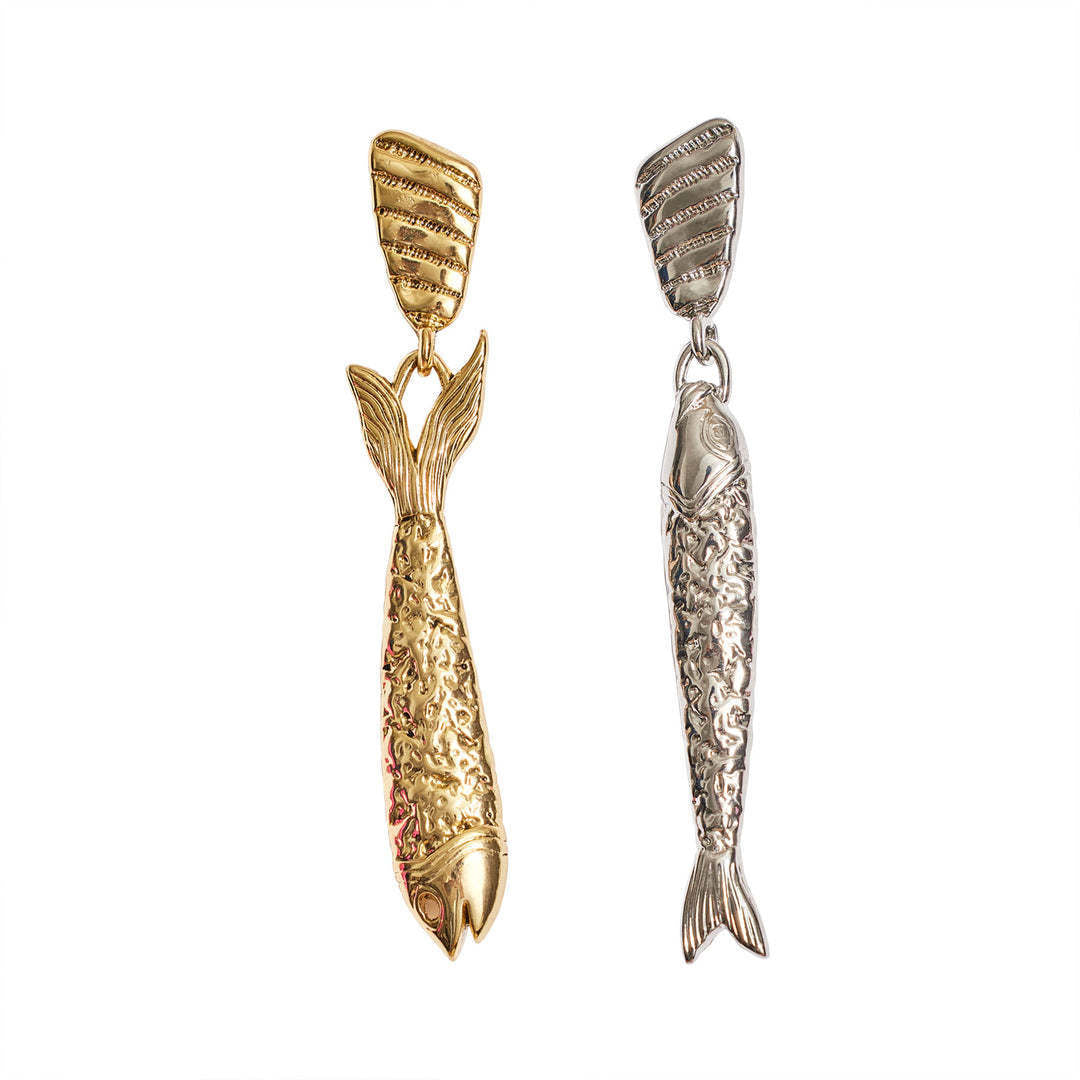 Long-style Artistic Stud Earrings Stainless Steel