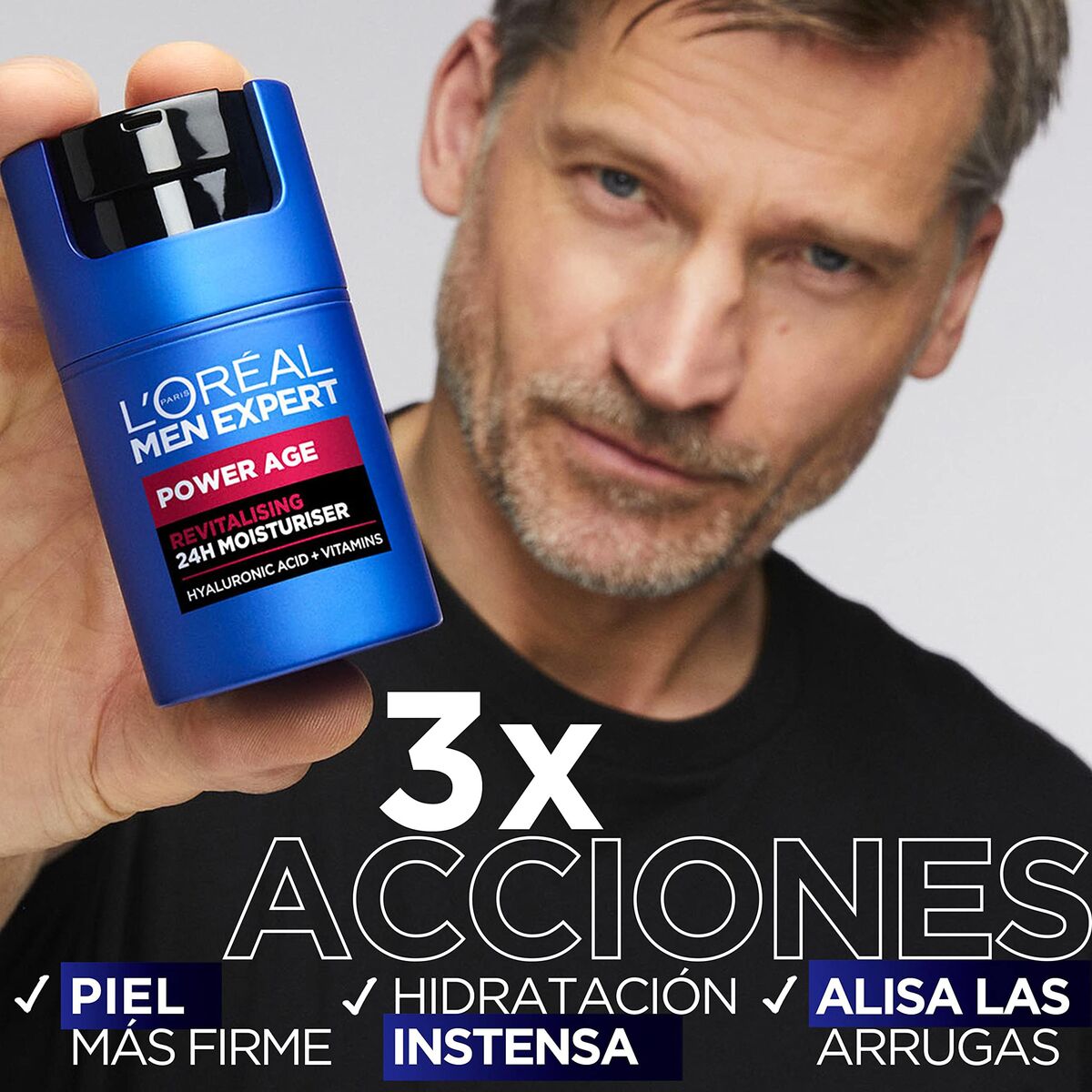 Anti-Ageing Hydrating Cream L'Oreal Make Up Men Expert Power Age 50 ml-2