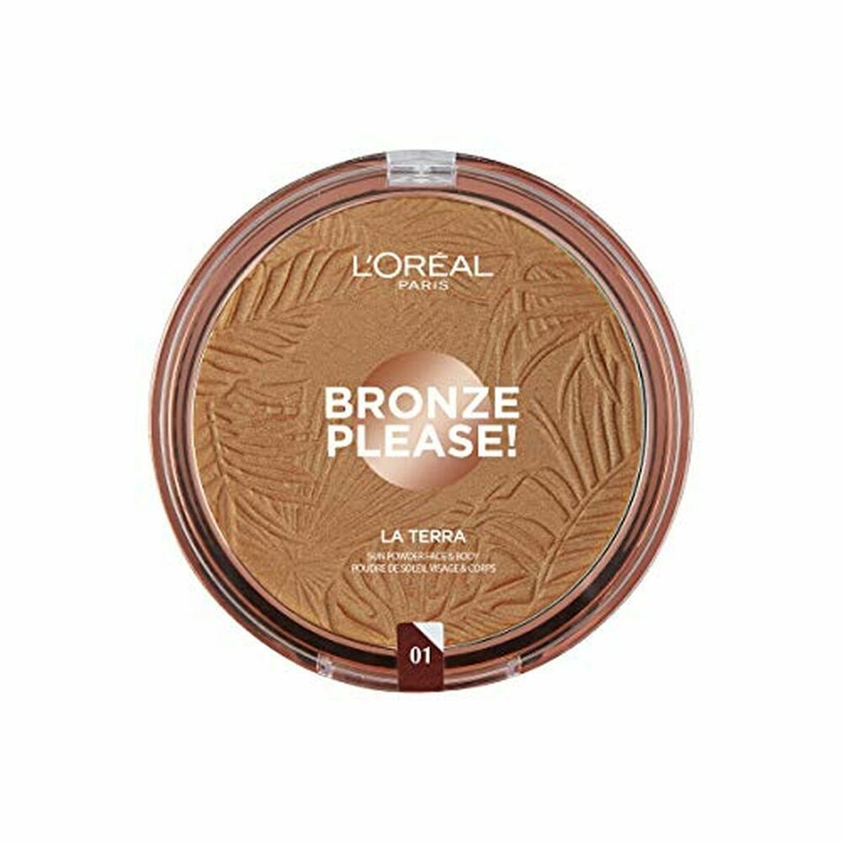 Compact Powders L'Oreal Make Up Bronze Nº 01-Light Caramel 18 g-0
