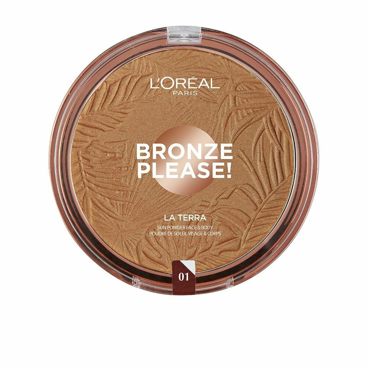 Compact Powders L'Oreal Make Up Bronze Nº 01-Light Caramel 18 g-2