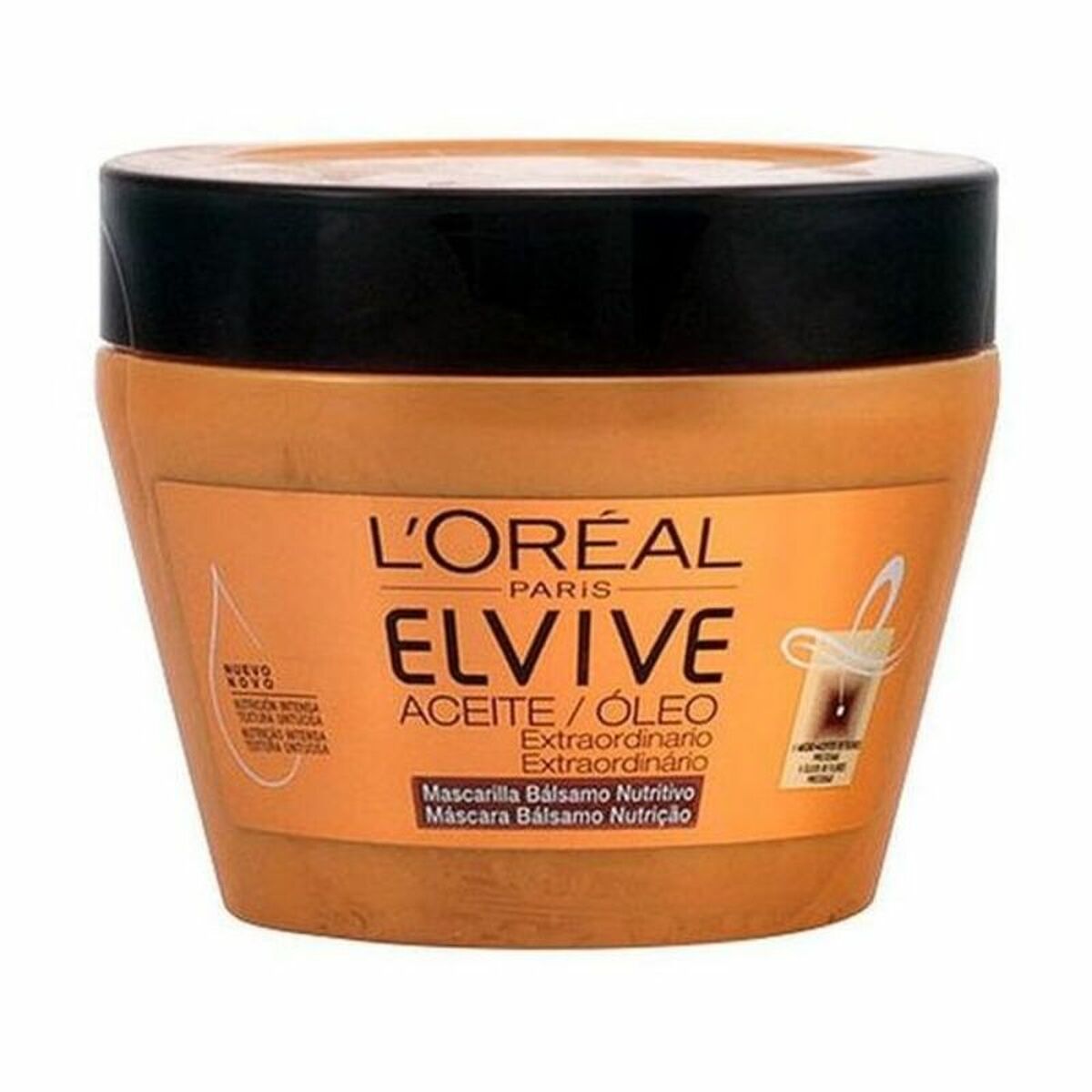 Nourishing Hair Mask L'Oreal Make Up Elvive 300 ml-0