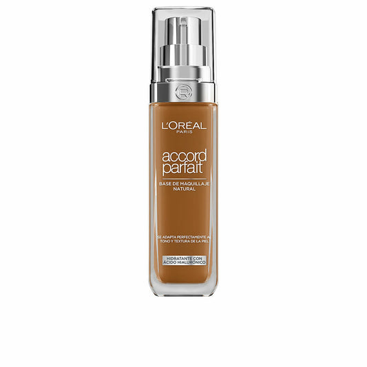 Liquid Make Up Base L'Oreal Make Up ACCORD PARFAIT Nº 8n-Cappuccino 30 ml-0