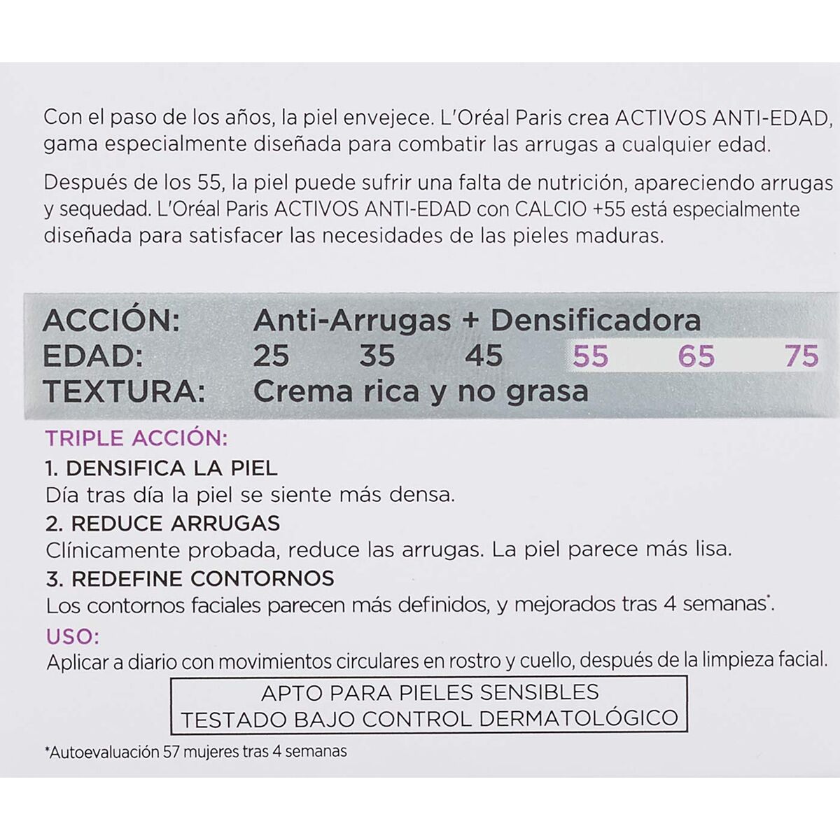 Anti-Wrinkle Cream L'Oreal Make Up ANTI-ARRUGAS EXPERT 50 ml-2