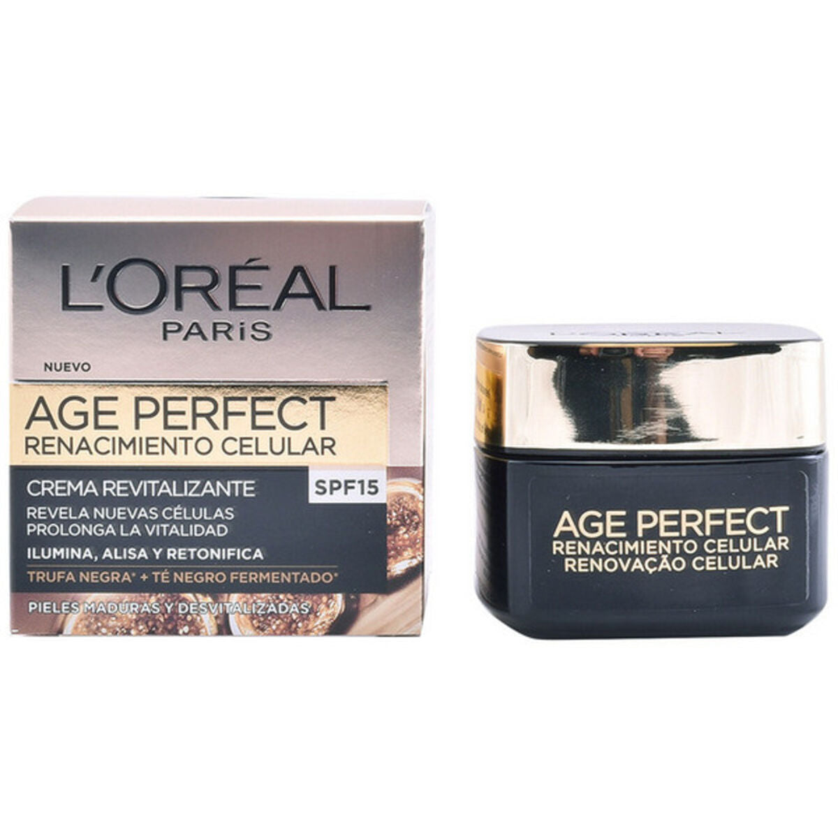 Nourishing Day Cream L'Oreal Make Up AGE PERFECT Spf 15 50 ml-0