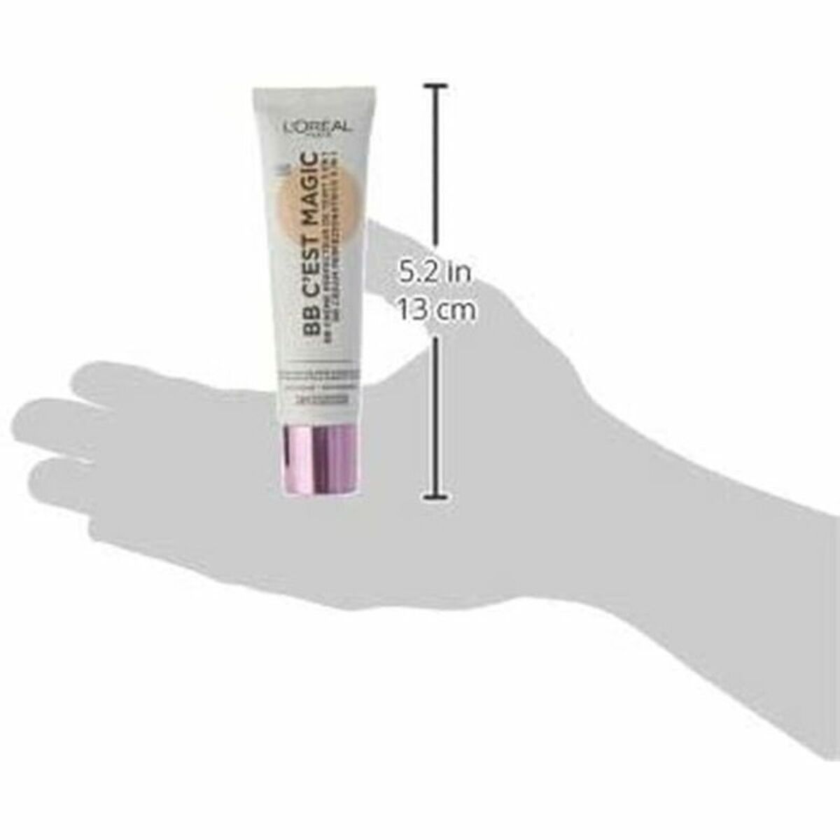 Hydrating Cream with Colour L'Oreal Make Up Magic Bb Light Clear Spf 10 30 ml-2