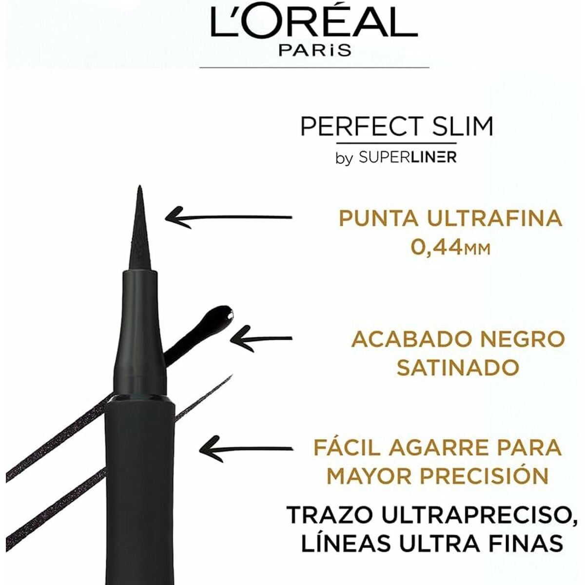 Facial Corrector L'Oreal Make Up Perfect Slim Nº 02-Grey 0,6 ml-6