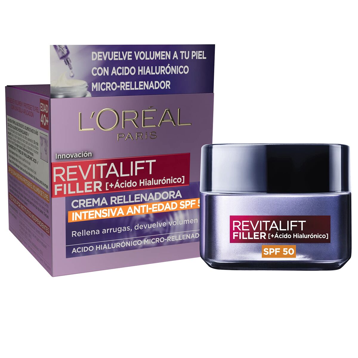 Facial Cream L'Oreal Make Up Revitalift Filler Spf 50 50 ml-3